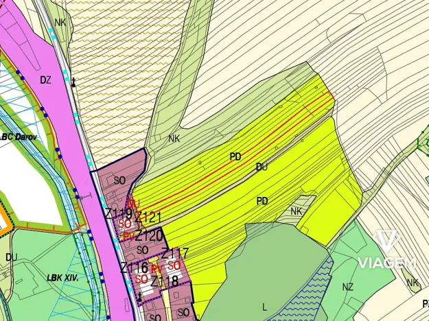 Prodej zahrady, Kyjov, 5470 m2