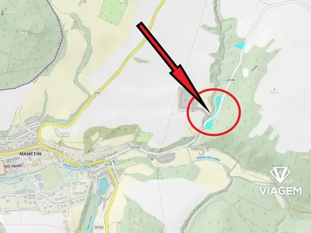 Prodej podílu lesa, Manětín, 2299 m2