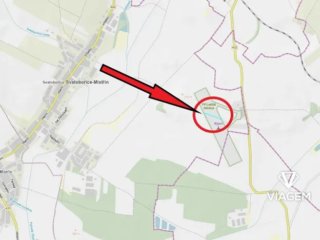 Prodej podílu pole, Svatobořice-Mistřín, 1614 m2