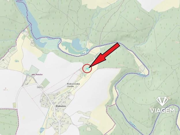 Prodej zahrady, Klokočov, 505 m2