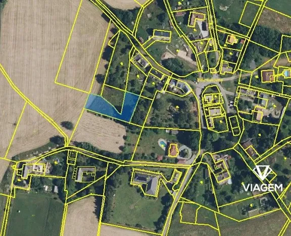 Prodej zahrady, Chvalkovice, 1206 m2