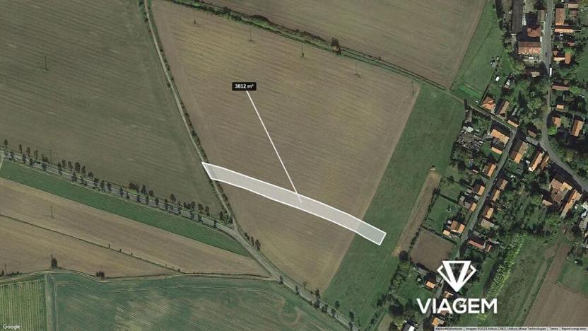 Prodej podílu pole, Hředle, 953 m2