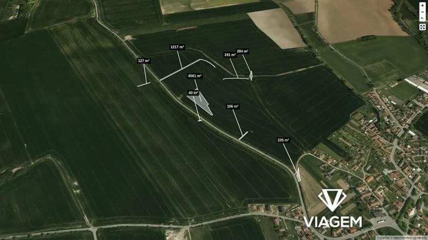 Prodej podílu pole, Chomutice, 421 m2