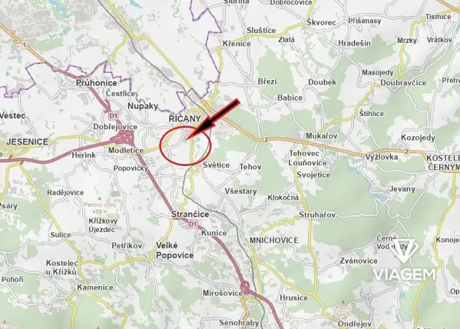 Prodej komerčního pozemku, Říčany, 2509 m2