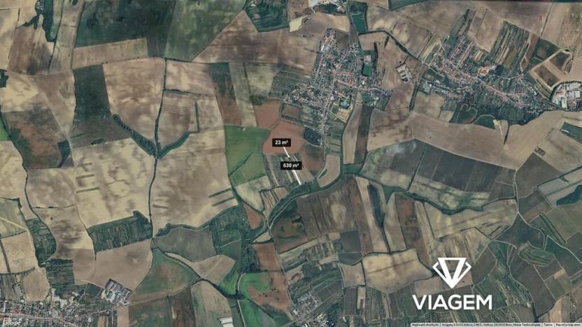 Prodej pole, Těmice, 653 m2