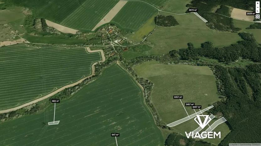 Prodej podílu pole, Černošín, 1419 m2