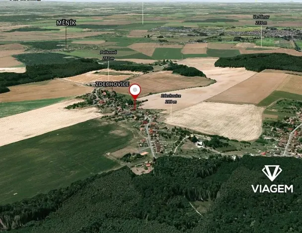 Prodej zahrady, Zdechovice, 1088 m2