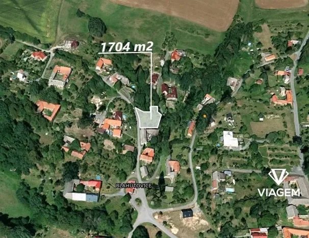 Prodej pozemku pro bydlení, Jeseník nad Odrou, 1704 m2