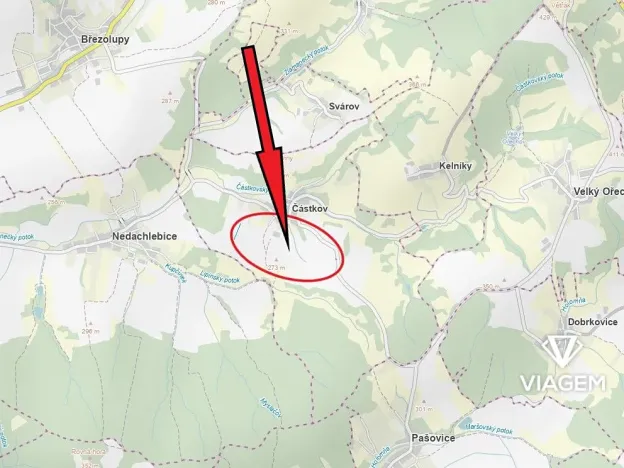 Prodej podílu pole, Hrušky, 1415 m2