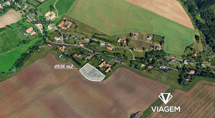 Prodej podílu zahrady, Hejtmánkovice, 822 m2