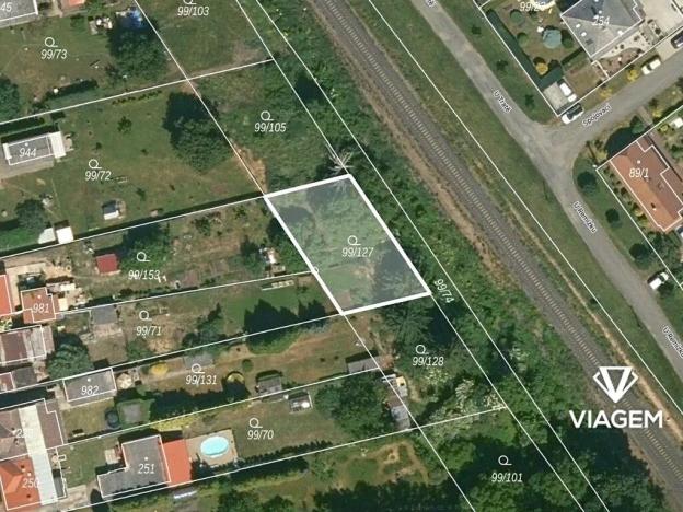 Prodej zahrady, Měšice, 398 m2