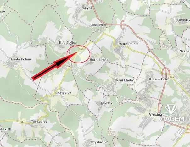 Prodej zahrady, Horní Lhota, 471 m2