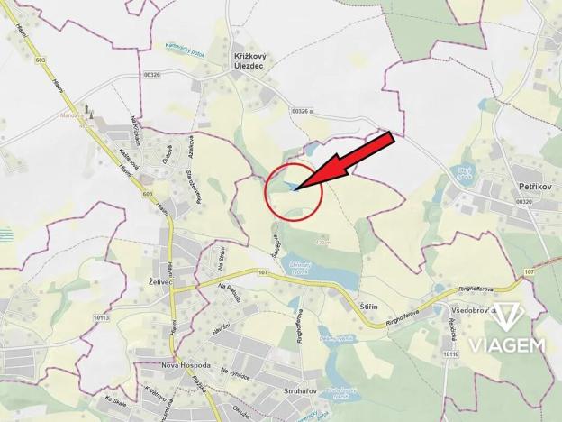 Prodej podílu pole, Kamenice, 1598 m2