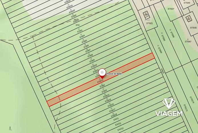 Prodej zahrady, Kněždub, 985 m2