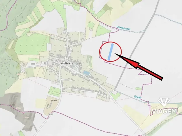 Prodej podílu lesa, Sebranice, 2296 m2