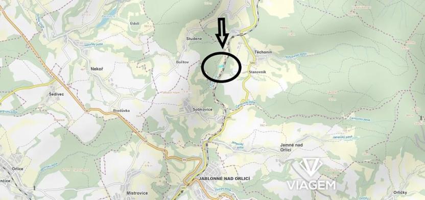 Prodej podílu pole, Studené, 1490 m2