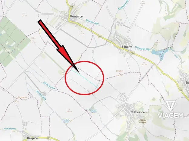 Prodej podílu pole, Šitbořice, 1069 m2