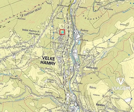 Prodej podílu lesa, Velké Hamry, 2235 m2