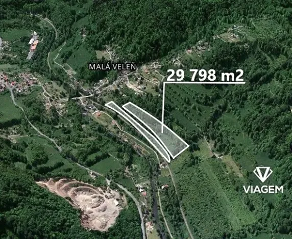 Prodej zahrady, Malá Veleň, 29798 m2