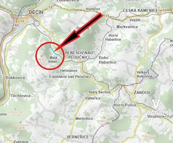 Prodej zahrady, Malá Veleň, 29798 m2