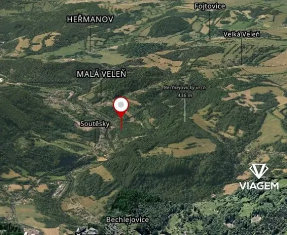 Prodej lesa, Malá Veleň, 37048 m2