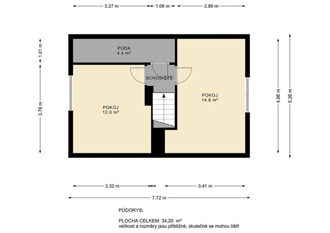 Prodej chaty, Seč, 74 m2