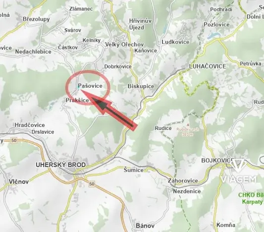 Prodej podílu zahrady, Pašovice, 881 m2