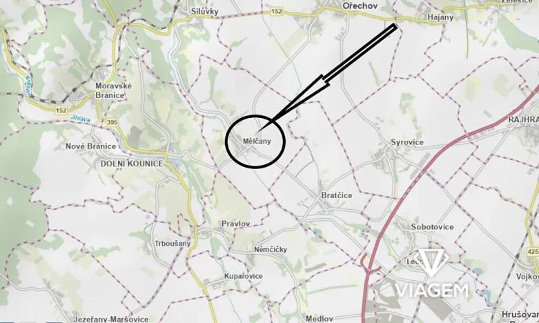 Prodej podílu zahrady, Mělčany, 426 m2