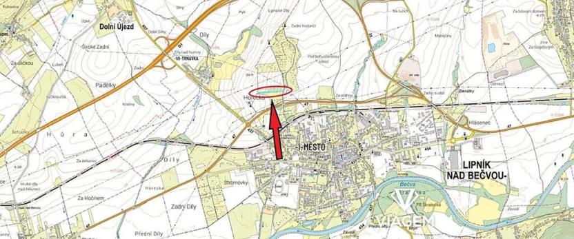 Prodej podílu zahrady, Lipník nad Bečvou, 3560 m2