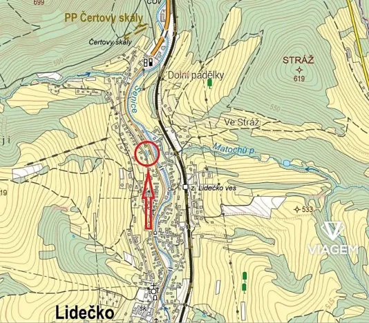 Prodej podílu zahrady, Lidečko, 214 m2