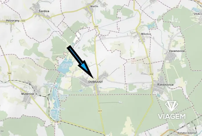 Prodej podílu pozemku pro bydlení, Dubňany, 80 m2