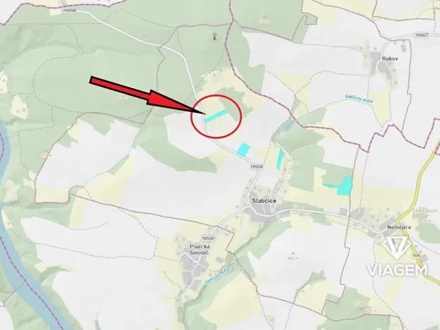 Prodej podílu pole, Slabčice, 2334 m2