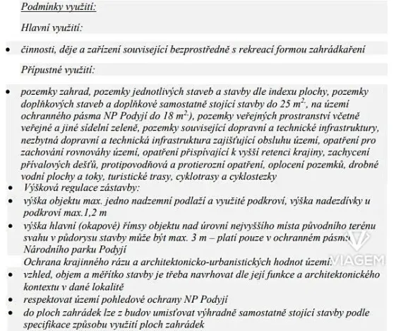 Prodej zahrady, Nový Šaldorf-Sedlešovice, 1624 m2