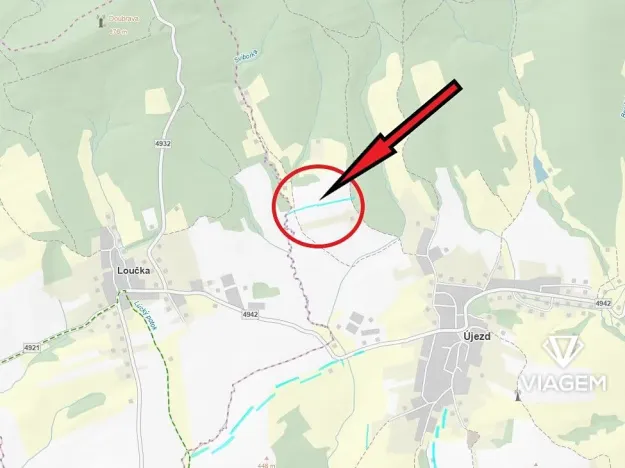 Prodej podílu pole, Újezd, 478 m2