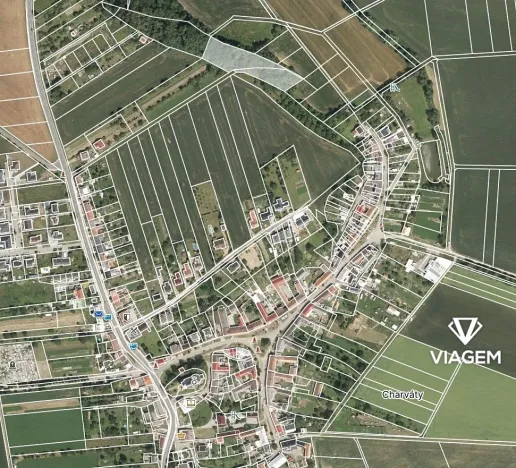 Prodej podílu lesa, Charváty, 570 m2