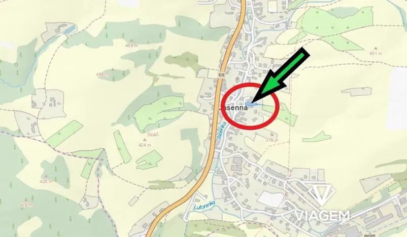 Prodej podílu zahrady, Jasenná, 73 m2