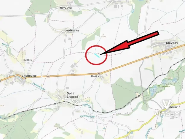 Prodej podílu pole, Dolní Životice, 1083 m2