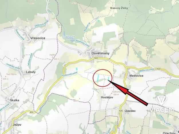 Prodej podílu pole, Osvětimany, 3431 m2