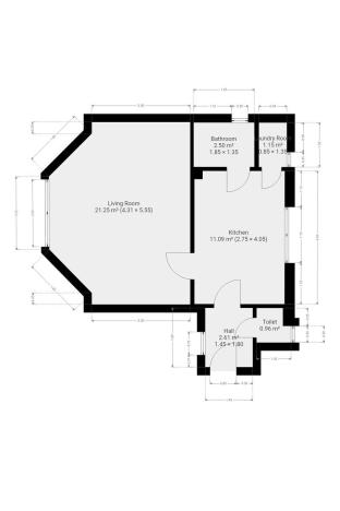 Pronájem bytu 2+kk, Praha - Vršovice, Vršovická, 37 m2