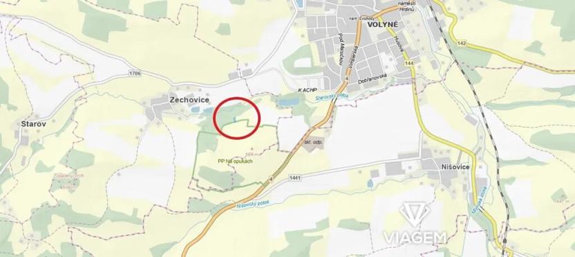 Prodej podílu pole, Volyně, 1654 m2