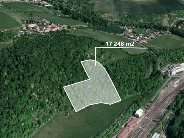 Prodej podílu lesa, Bystřany, 12936 m2