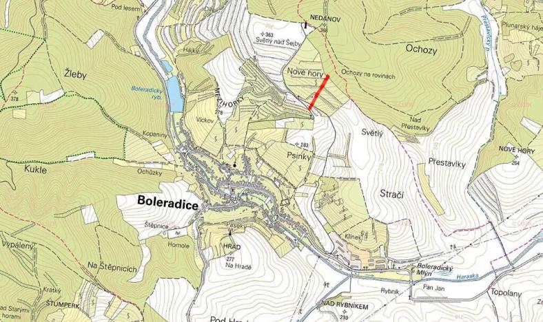 Prodej sadu/vinice, Boleradice, 3042 m2