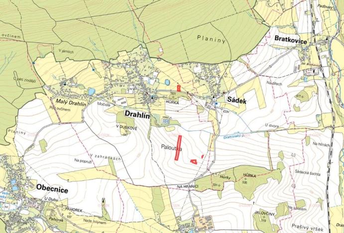 Prodej pole, Drahlín, 15954 m2