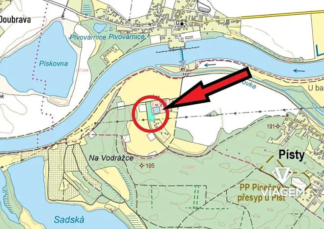 Prodej podílu zahrady, Písty, 574 m2
