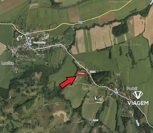 Prodej podílu pole, Podolí, 160 m2