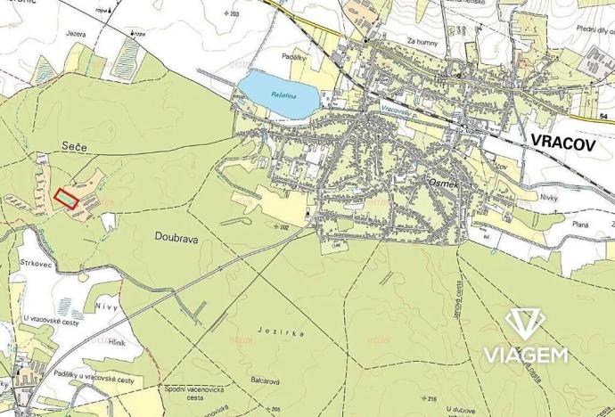 Prodej pole, Vracov, 1438 m2