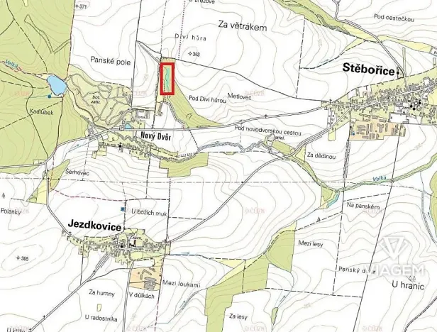 Prodej podílu lesa, Stěbořice, 741 m2