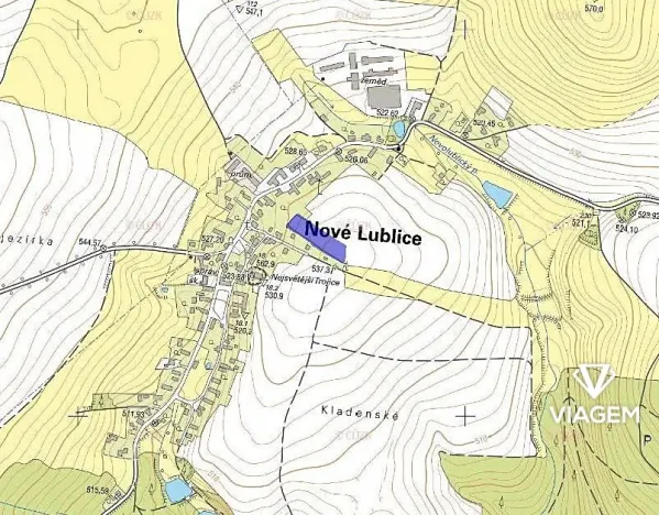 Prodej podílu pozemku pro bydlení, Nové Lublice, 2081 m2