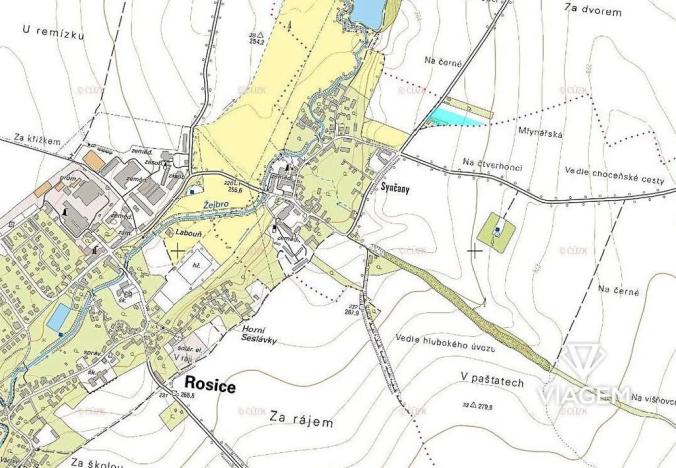 Prodej podílu zahrady, Rosice, 1456 m2