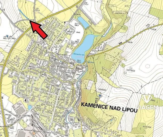 Prodej podílu pole, Kamenice nad Lipou, 628 m2